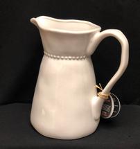 White Ceramic Pitcher 202//215